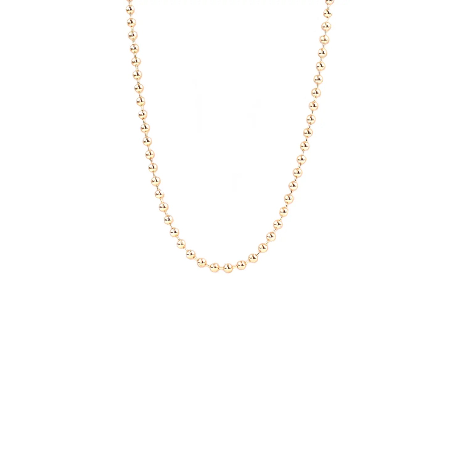 Sterling Ball Chain Necklace