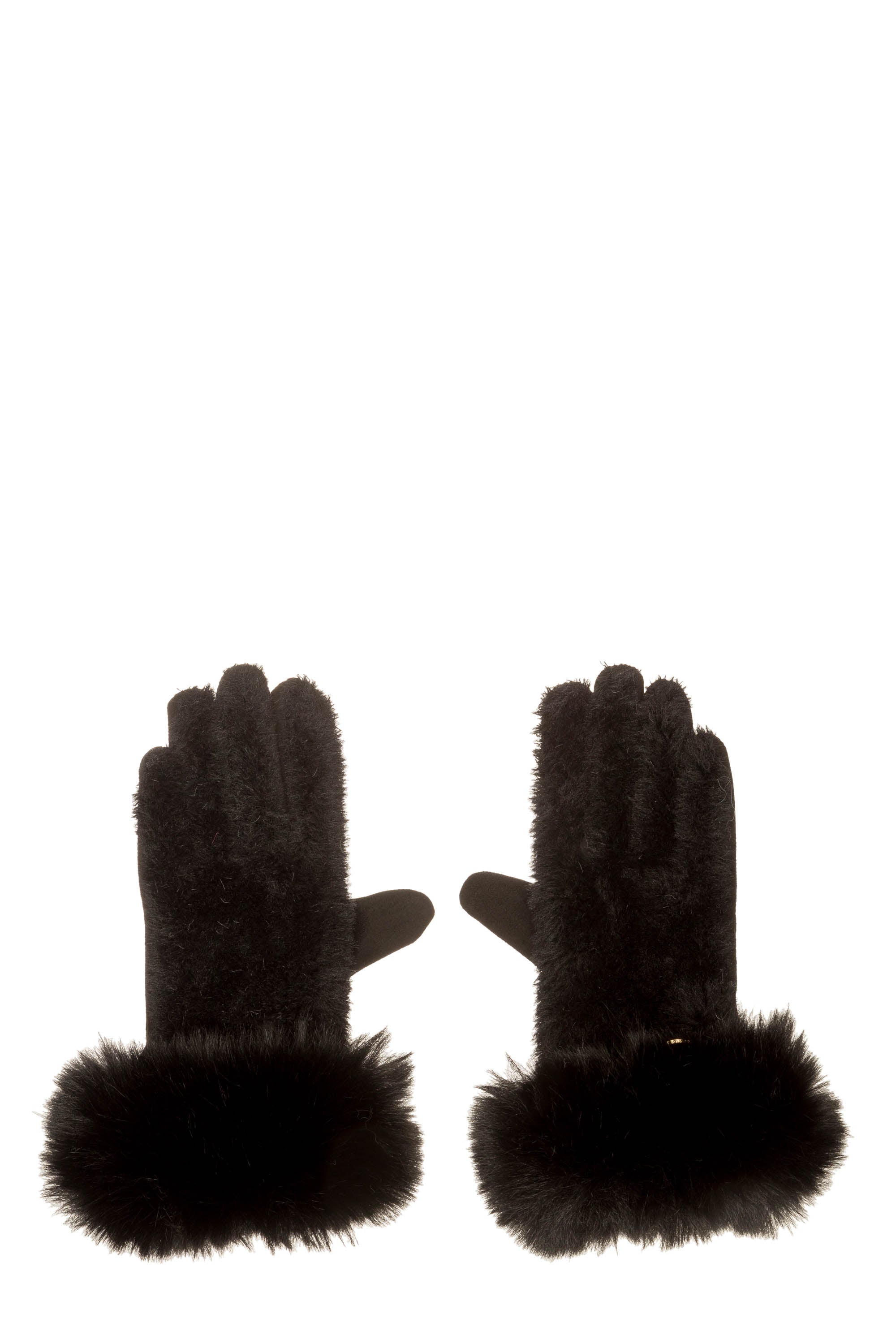 Fur trimmed Gloves